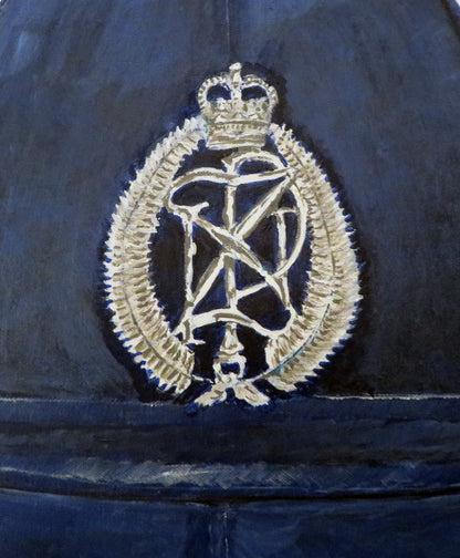 New Zealand Police Helmet Blue 1995