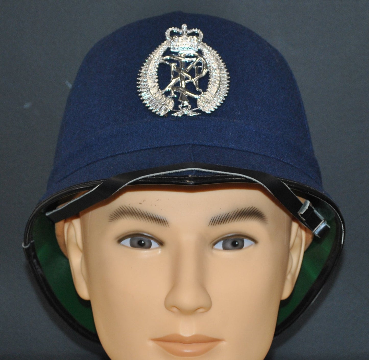 New Zealand Police Helmet, Winter Blue. 10"x8" Archival Paper, unframed. Custom sizes and framing available.