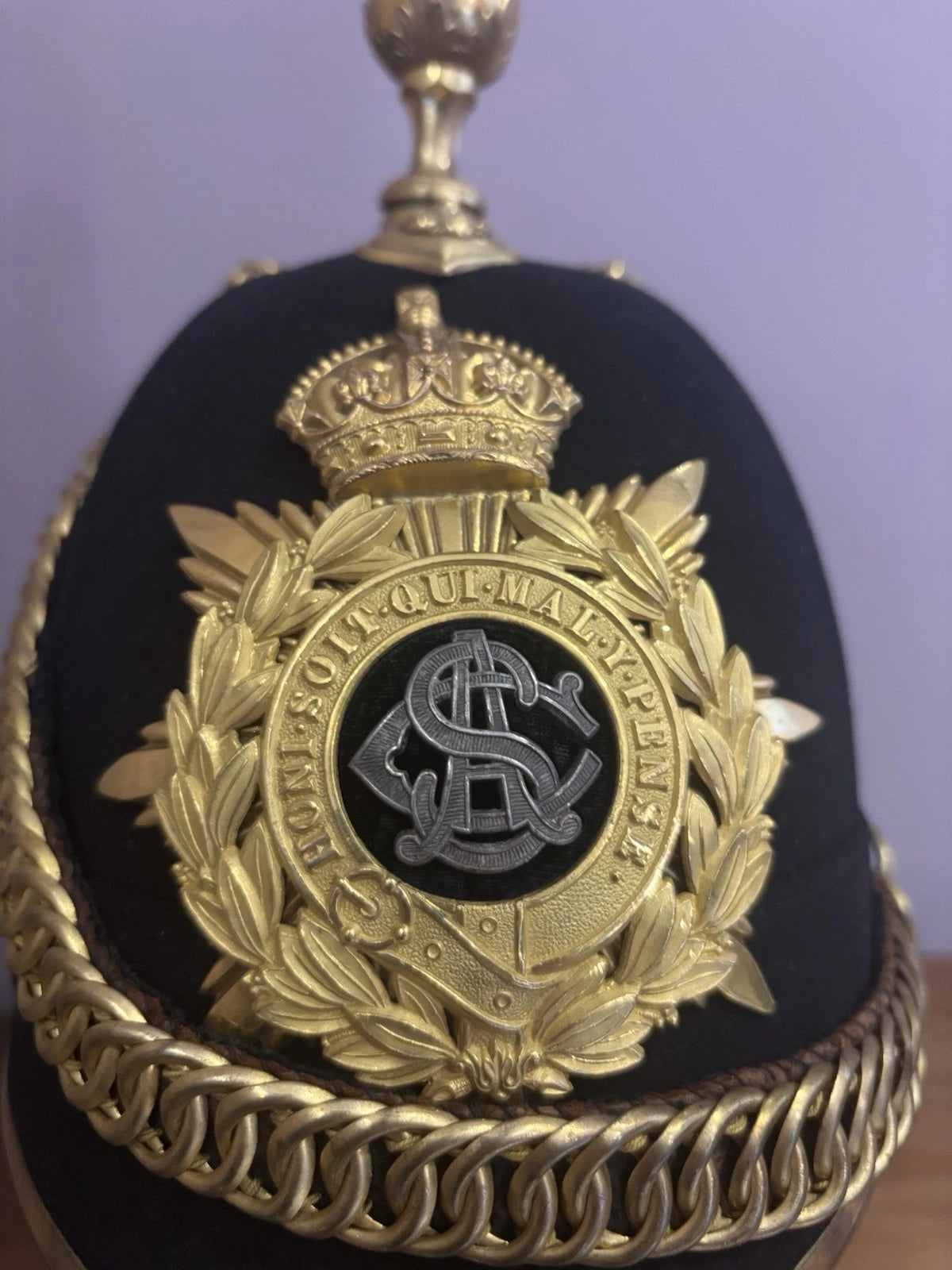 Home Service Helmet Plates, Victorian & Edwardian c.1880 to 1914