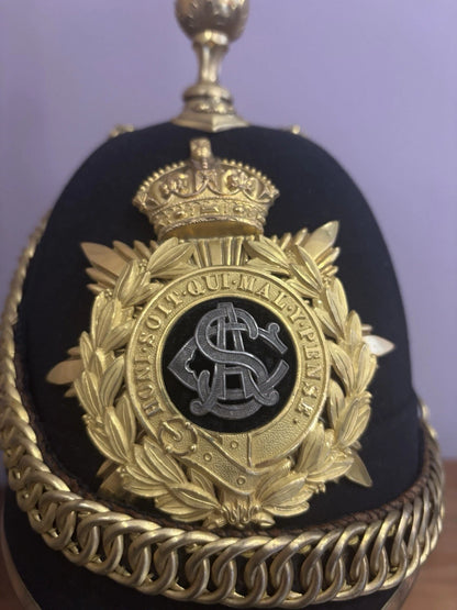 Home Service Helmet Plates, Victorian & Edwardian c.1880 to 1914