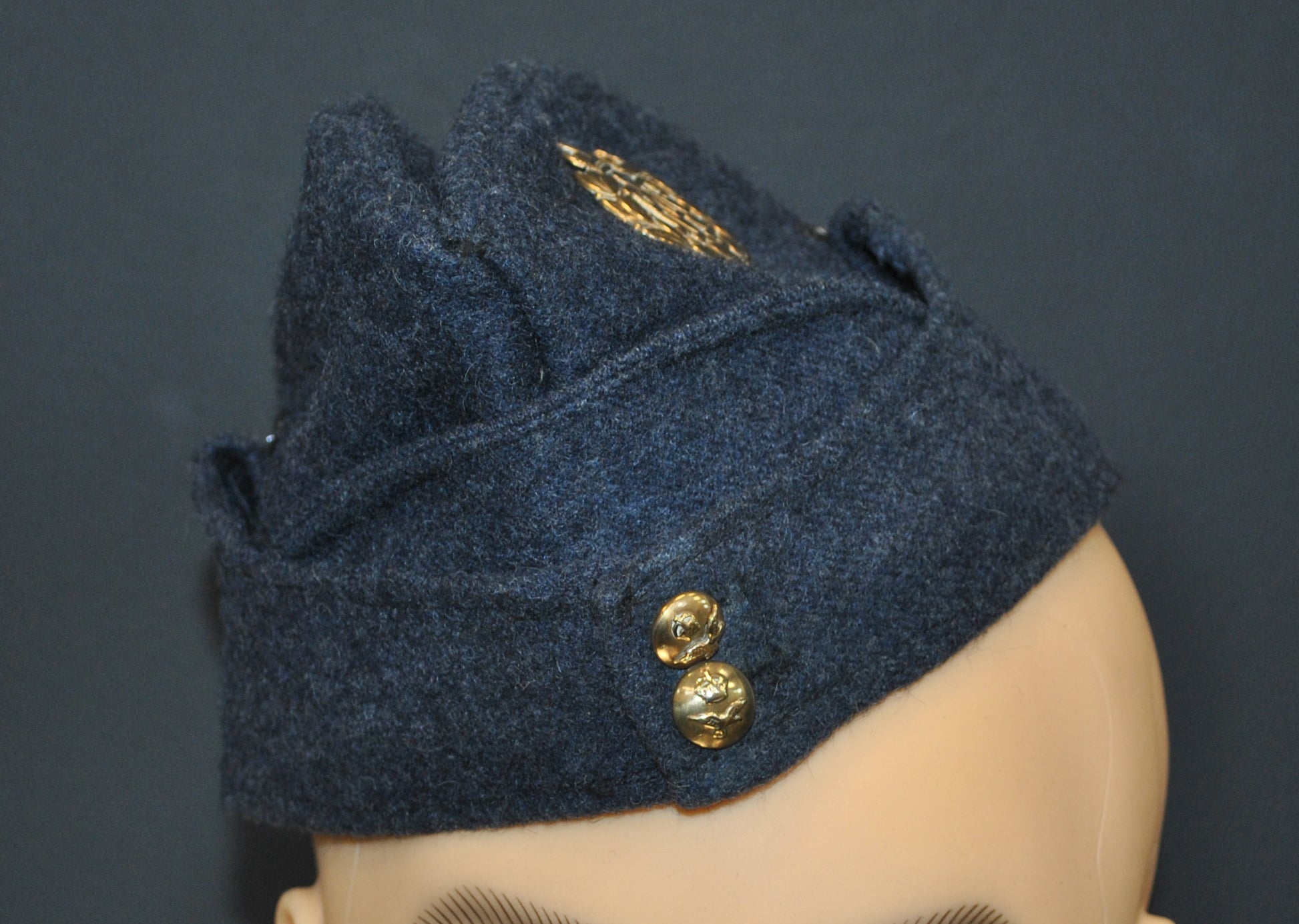 Photographs, Royal Air Force, Ordinary Airman Side Cap 10"x8" Archival Paper, Original Photograph, unframed. Custom sizes and framing available.