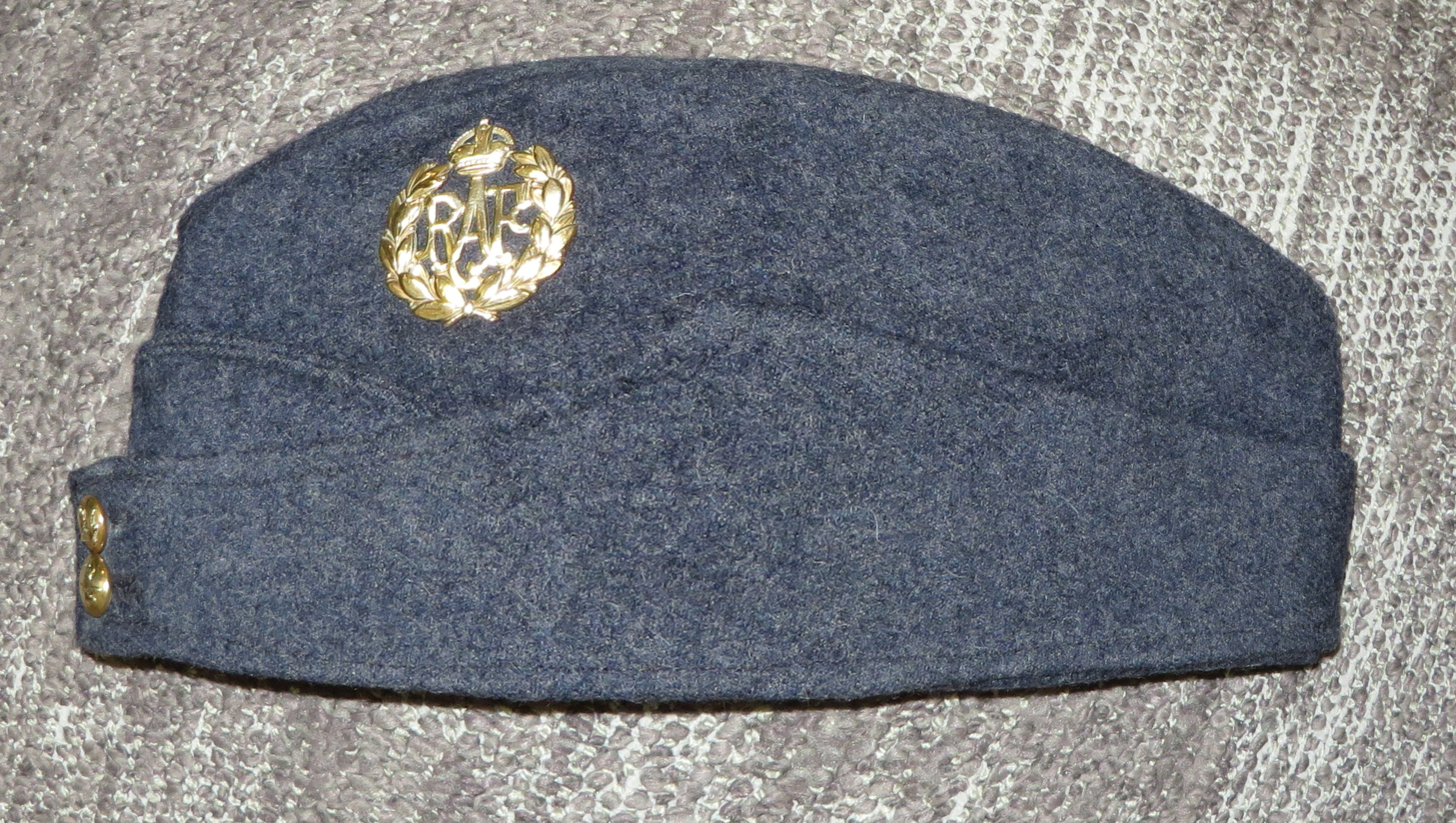 Photographs, Royal Air Force, Ordinary Airman Side Cap 10"x8" Archival Paper, Original Photograph, unframed. Custom sizes and framing available.