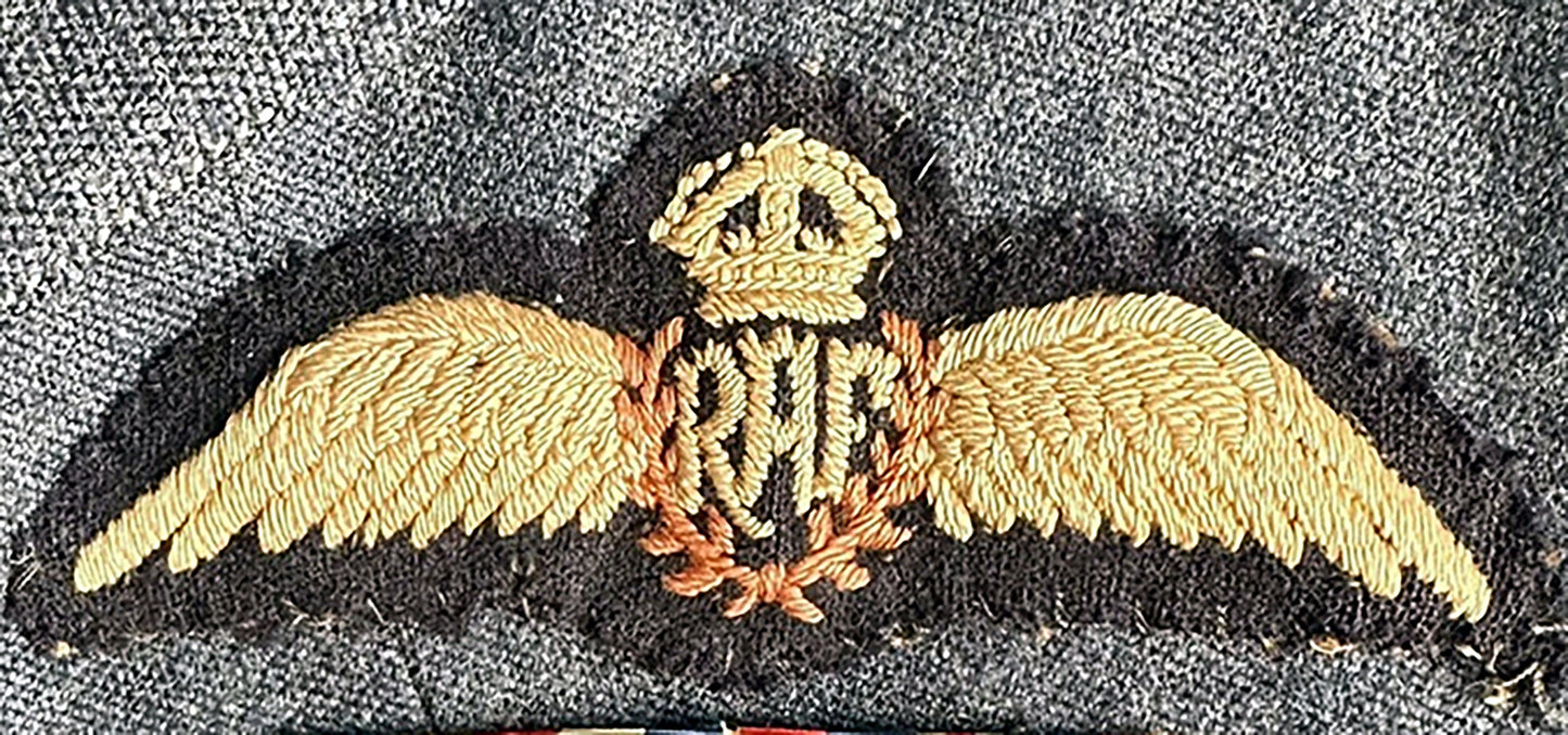 Royal Air Force WW2 Pilot Officer Wings, 10"x8" Archival Paper, Original Photograph, unframed. Custom sizes and framing available.
