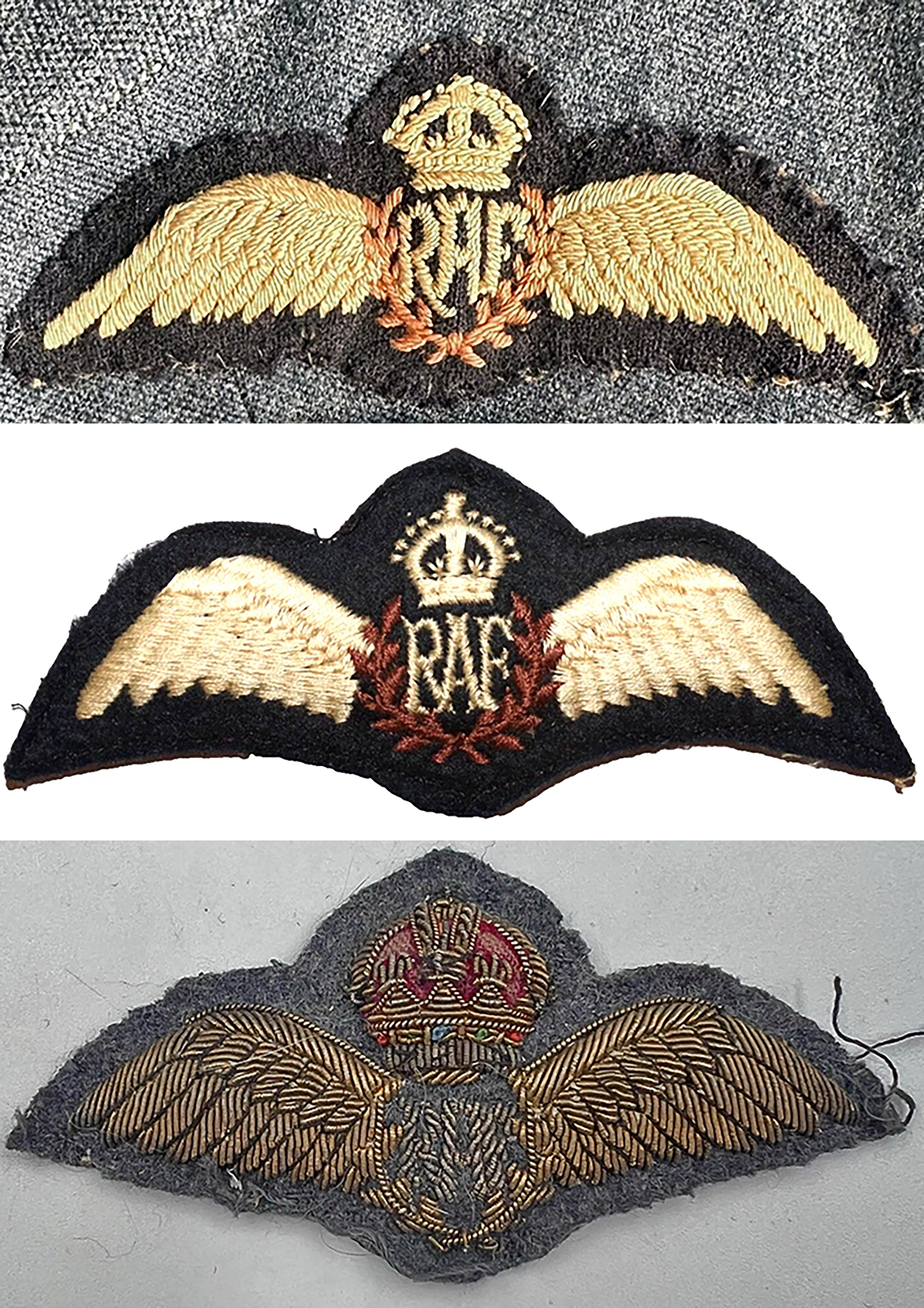 Photographs, Insignia, Royal Air Force WW2 Pilot Officer Wings, 10"x8" Archival Paper, Original Photograph, unframed. Custom sizes and framing available.