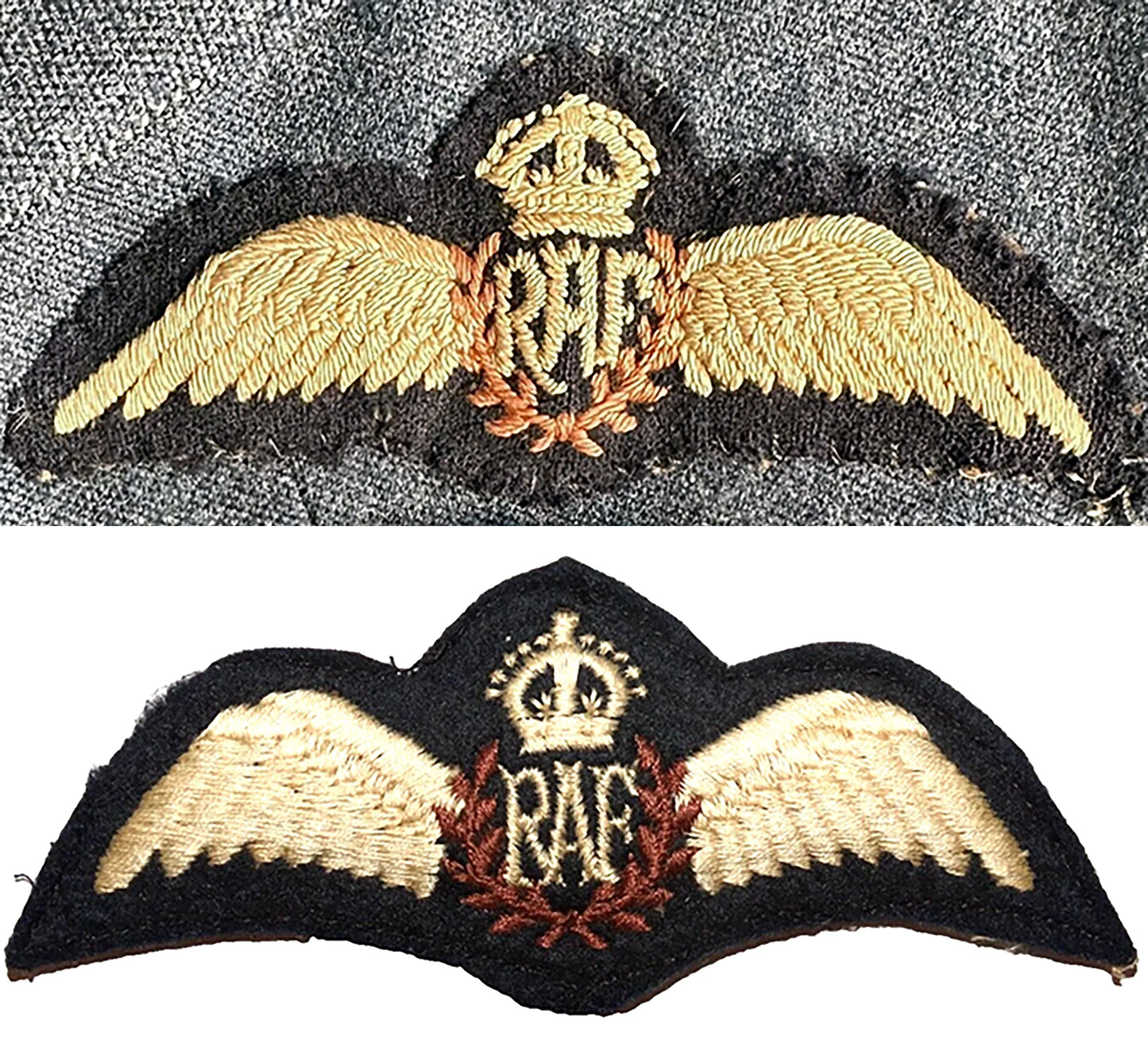 Royal Air Force WW2 Pilot Officer Wings, 10"x8" Archival Paper, Original Photograph, unframed. Custom sizes and framing available.