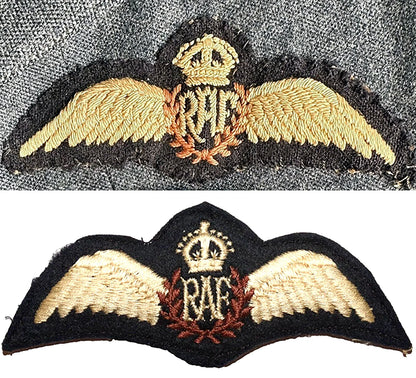 Royal Air Force WW2 Pilot Officer Wings, 10"x8" Archival Paper, Original Photograph, unframed. Custom sizes and framing available.