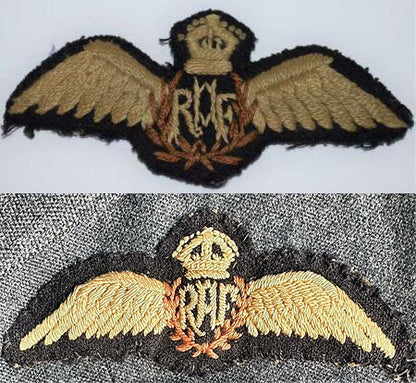 Royal Air Force WW2 Pilot Officer Wings, 10"x8" Archival Paper, Original Photograph, unframed. Custom sizes and framing available.