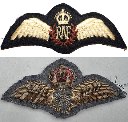 Royal Air Force WW2 Pilot Officer Wings, 10"x8" Archival Paper, Original Photograph, unframed. Custom sizes and framing available.