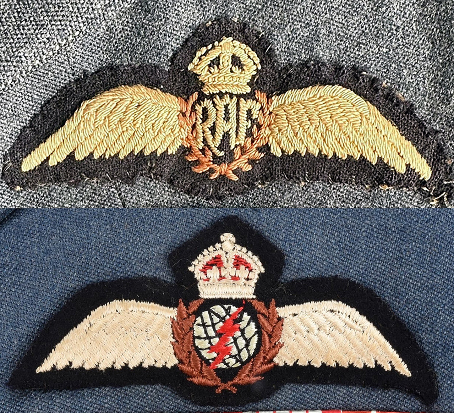 Royal Air Force WW2 Pilot Officer Wings, 10"x8" Archival Paper, Original Photograph, unframed. Custom sizes and framing available.