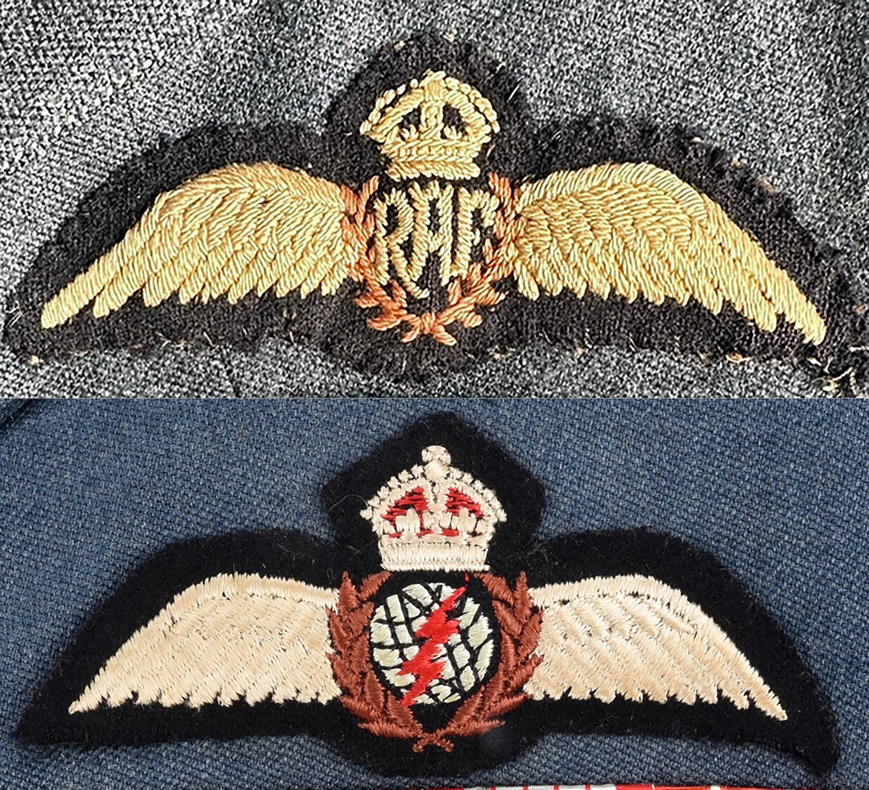Photographs, Insignia, Royal Air Force WW2 Pilot Officer Wings, 10"x8" Archival Paper, Original Photograph, unframed. Custom sizes and framing available.