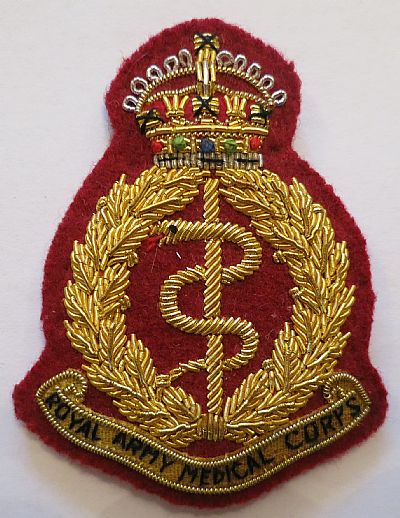 Royal Army Medical Corps (RAMC) & Royal Canadian Army Medical Corps (RCAMC), Insignia