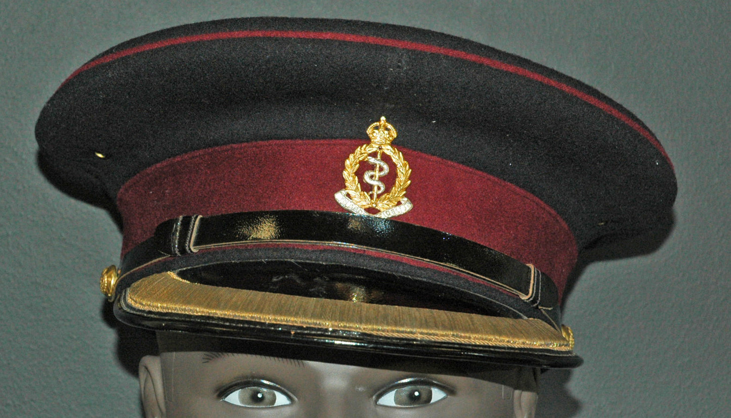 UK, Royal Army Medical Corps (RAMC) WW2 Undress Visor Cap 10"x8" Archival Paper, Original Photograph, unframed. Custom sizes and framing available.