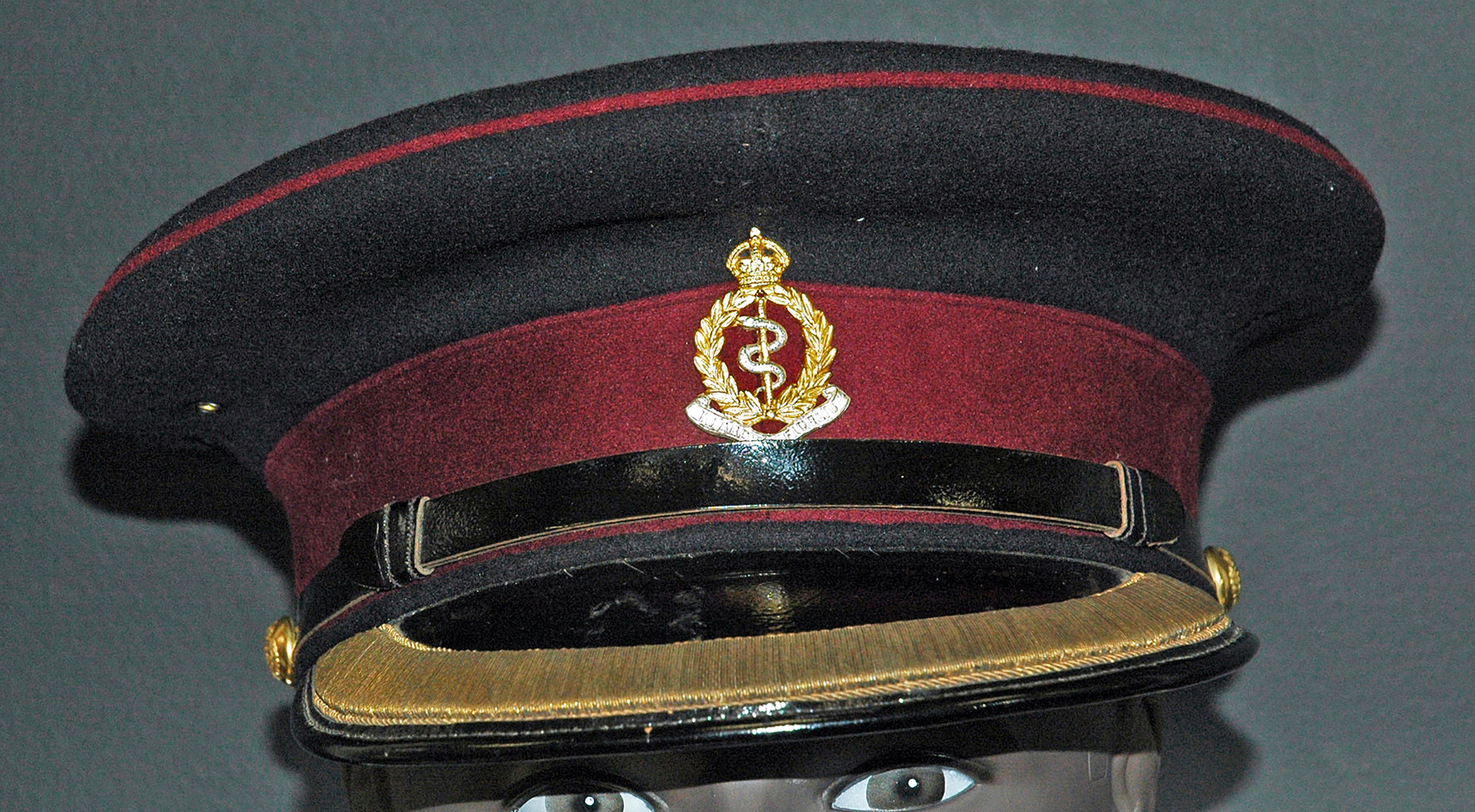 Photographs, Royal Army Medical Corps (RAMC) WW2 Undress Visor Cap 10"x8" Archival Paper, Original Photograph, unframed. Custom sizes and framing available.