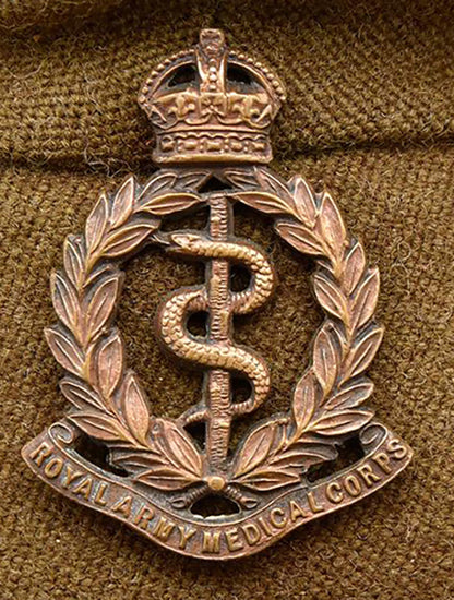 Royal Army Medical Corps WW2 Officer Cap. British Armed Forces