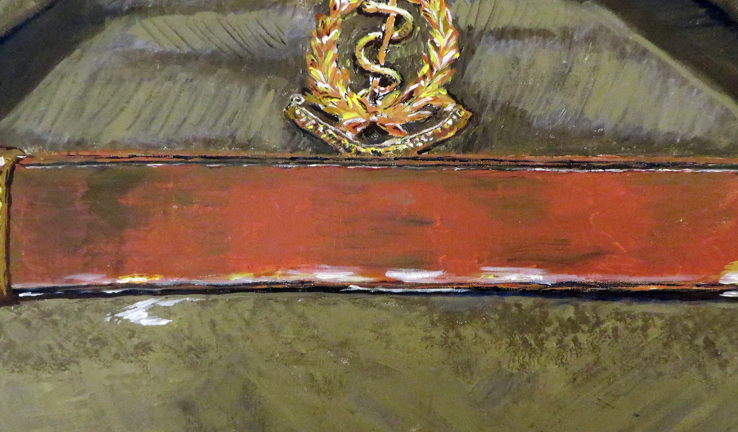 Royal Army Medical Corps WW2 Officer Cap. British Armed Forces