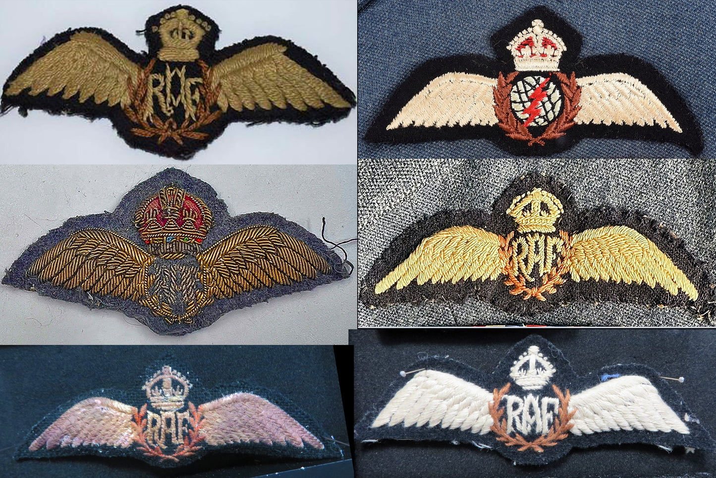 Royal Air Force WW2 Pilot Officer Wings, 10"x8" Archival Paper, Original Photograph, unframed. Custom sizes and framing available.