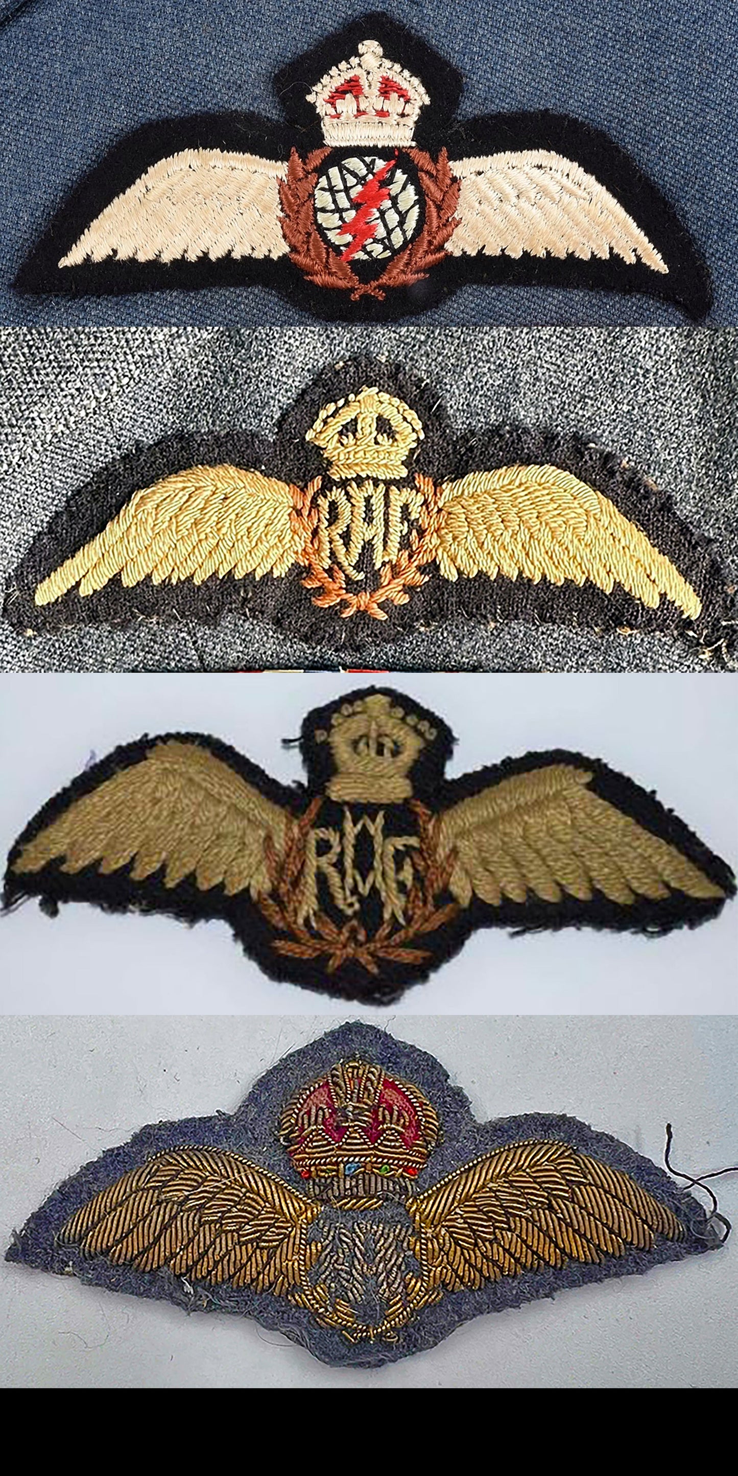 Royal Air Force WW2 Pilot Officer Wings, 10"x8" Archival Paper, Original Photograph, unframed. Custom sizes and framing available.