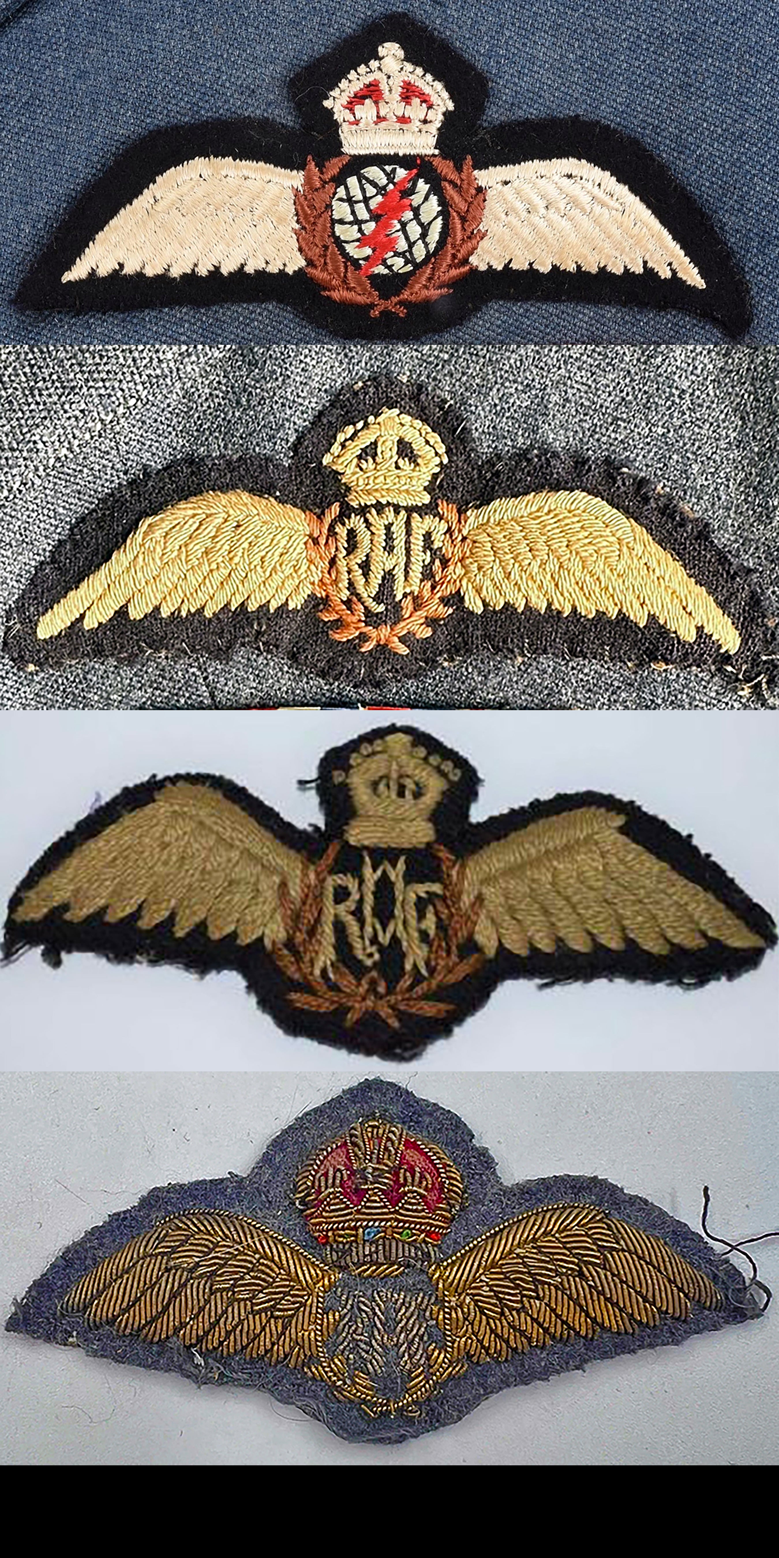 Photographs, Insignia, Royal Air Force WW2 Pilot Officer Wings, 10"x8" Archival Paper, Original Photograph, unframed. Custom sizes and framing available.