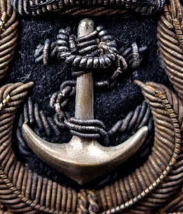 Royal Navy WW2 White Top Officer Visor Cap