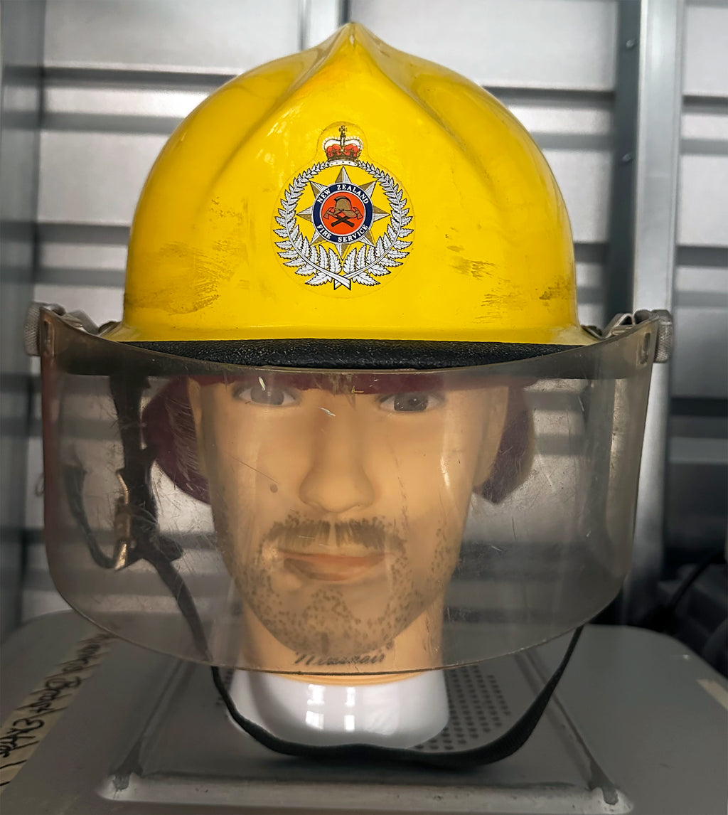 Photographs, Helmet, Fire Helmet, New Zealand, 10"x8" Archival Paper, Original Photograph, unframed. Custom sizes and framing available.