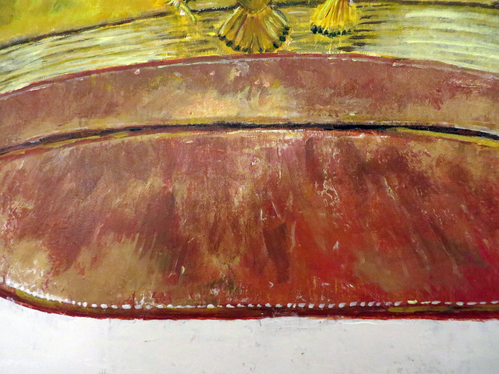 Painting, USAAF Bancroft Crusher Cap WW2 22"x 28" x 1/2", acrylic on canvas