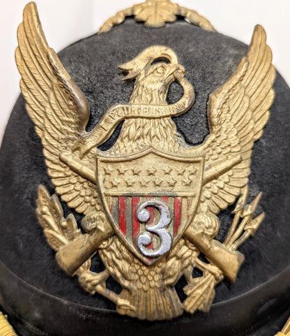 Shako Helmet Plates US Indian Wars, Nineteenth Century.