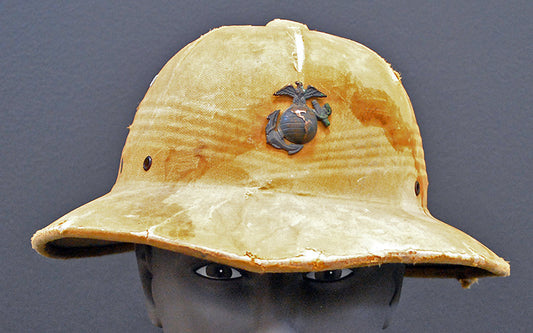 Sun Helmet, USMC, World War Two, Photograph