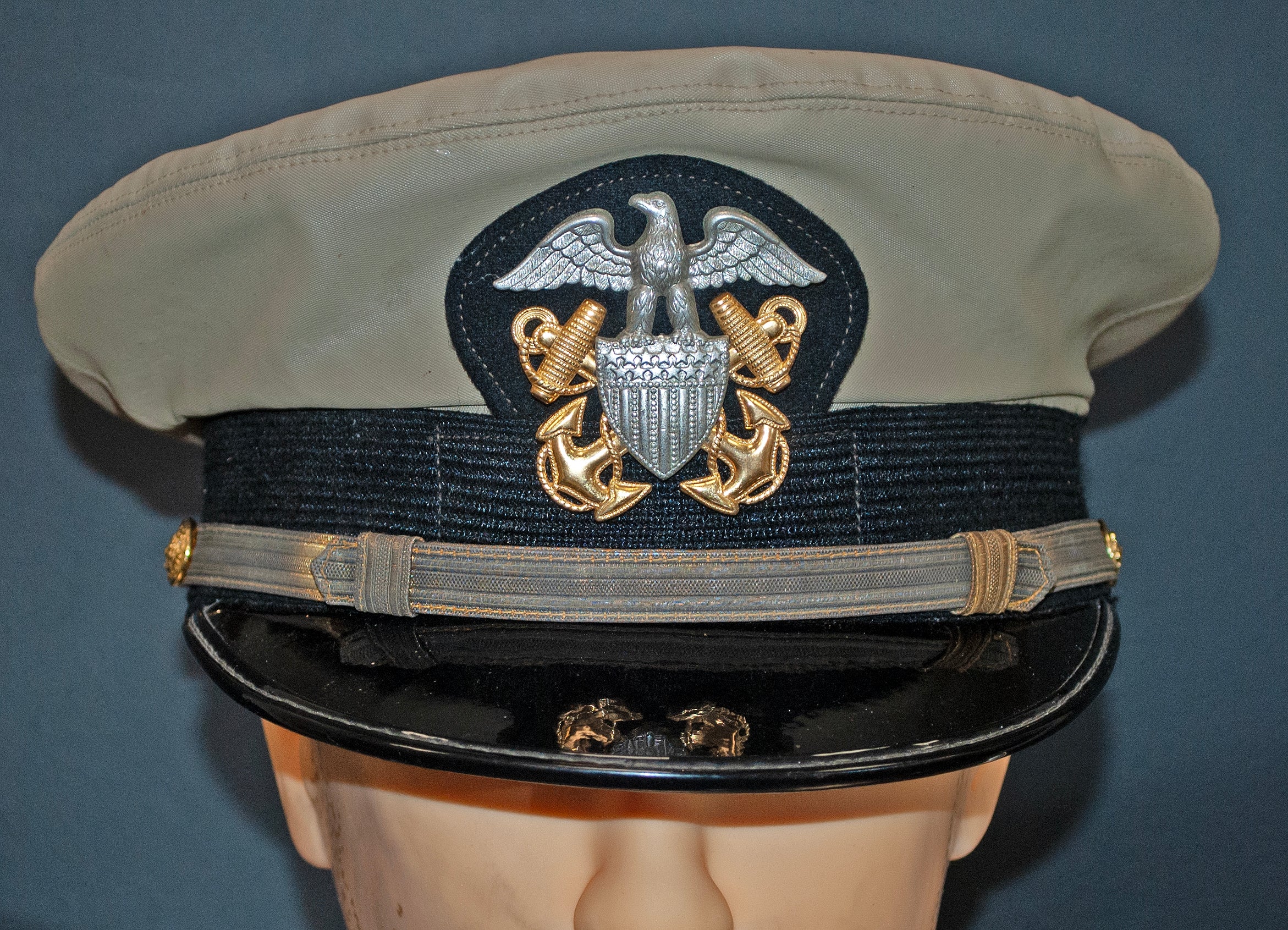 Photographs, US Navy Officer WW2 Visor Cap 10"x8" Archival Paper, Original Photograph, unframed. Custom sizes and framing available.