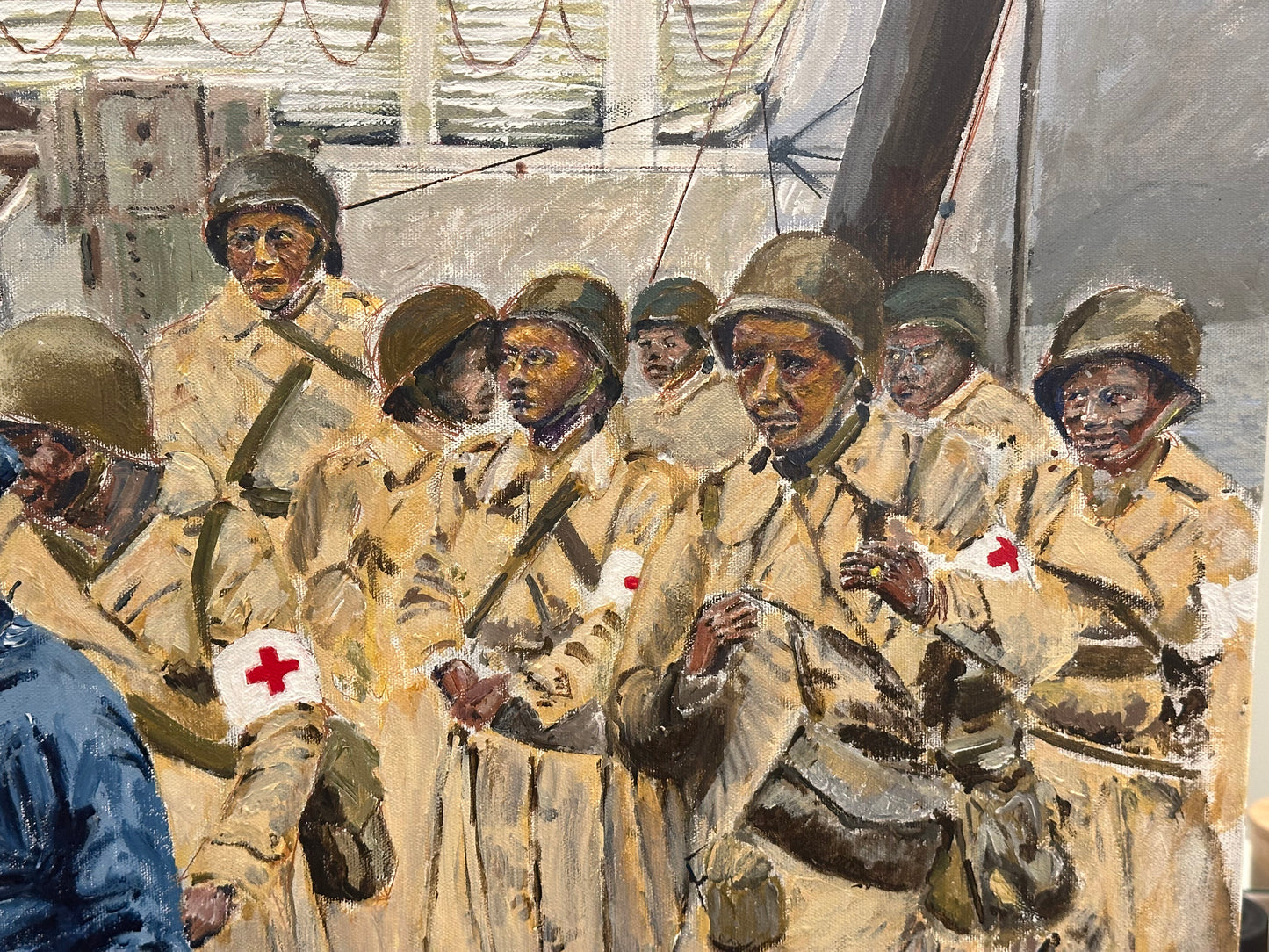 US Army Nurses, Disembark at Greenock, Scotland August 15, 1944.