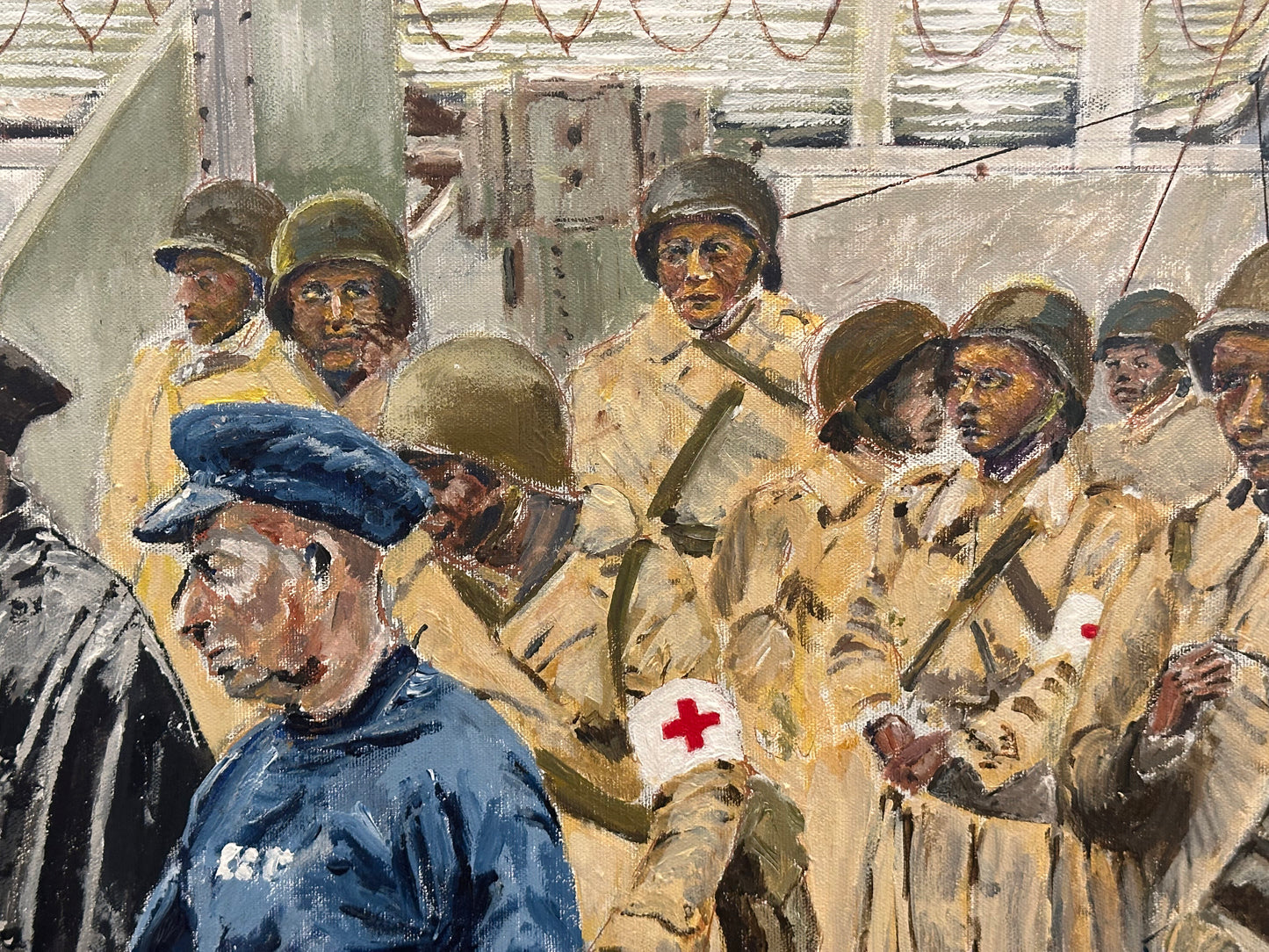 US Army Nurses, Disembark at Greenock, Scotland August 15, 1944.