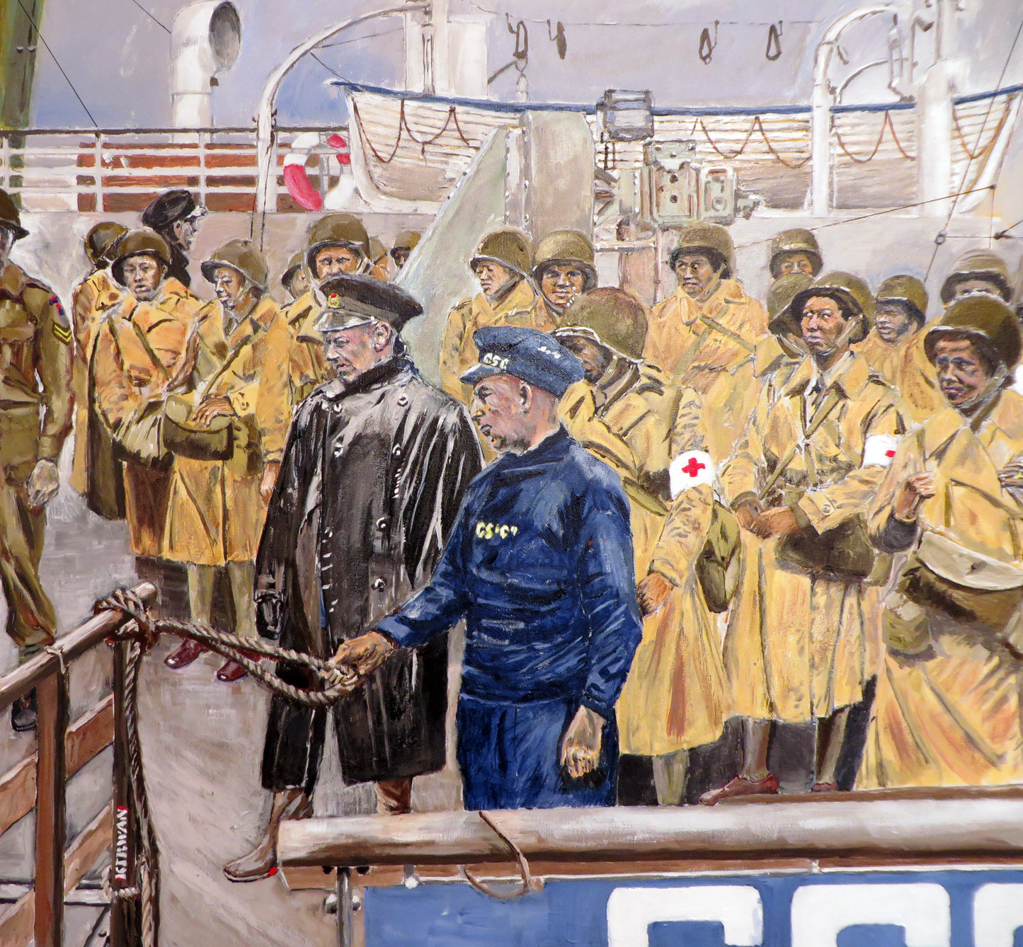 US Army Nurses, August 15, 1944, Disembarkation