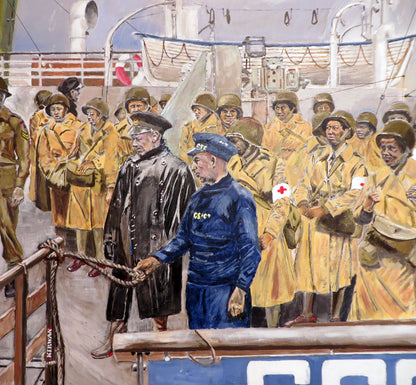 US Army Nurses, August 15, 1944, Disembarkation