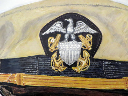 US Navy Officer WW2 Visor Cap