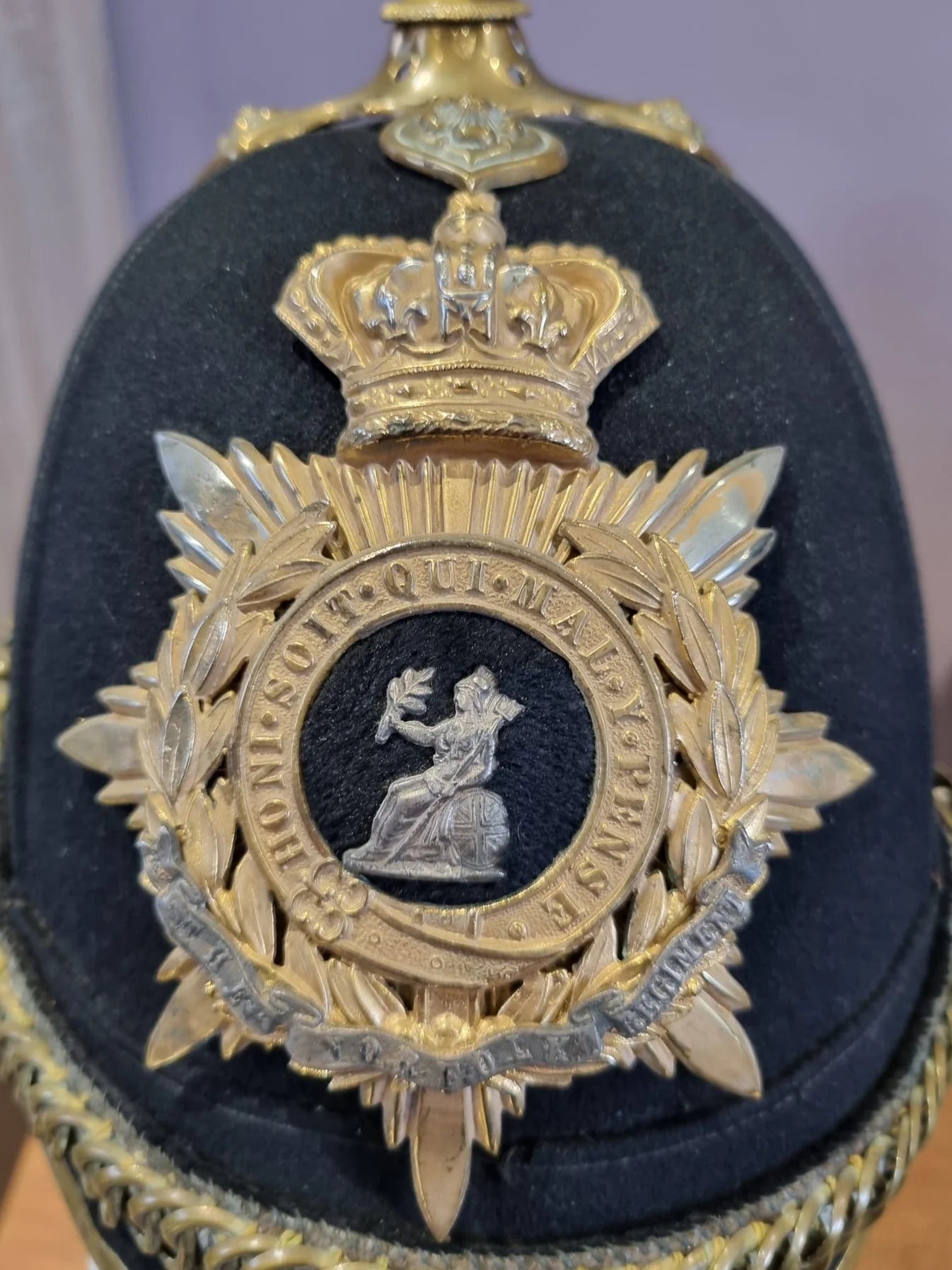 Home Service Helmet Plates, Victorian & Edwardian c.1880 to 1914