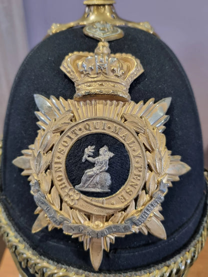 Home Service Helmet Plates, Victorian & Edwardian c.1880 to 1914