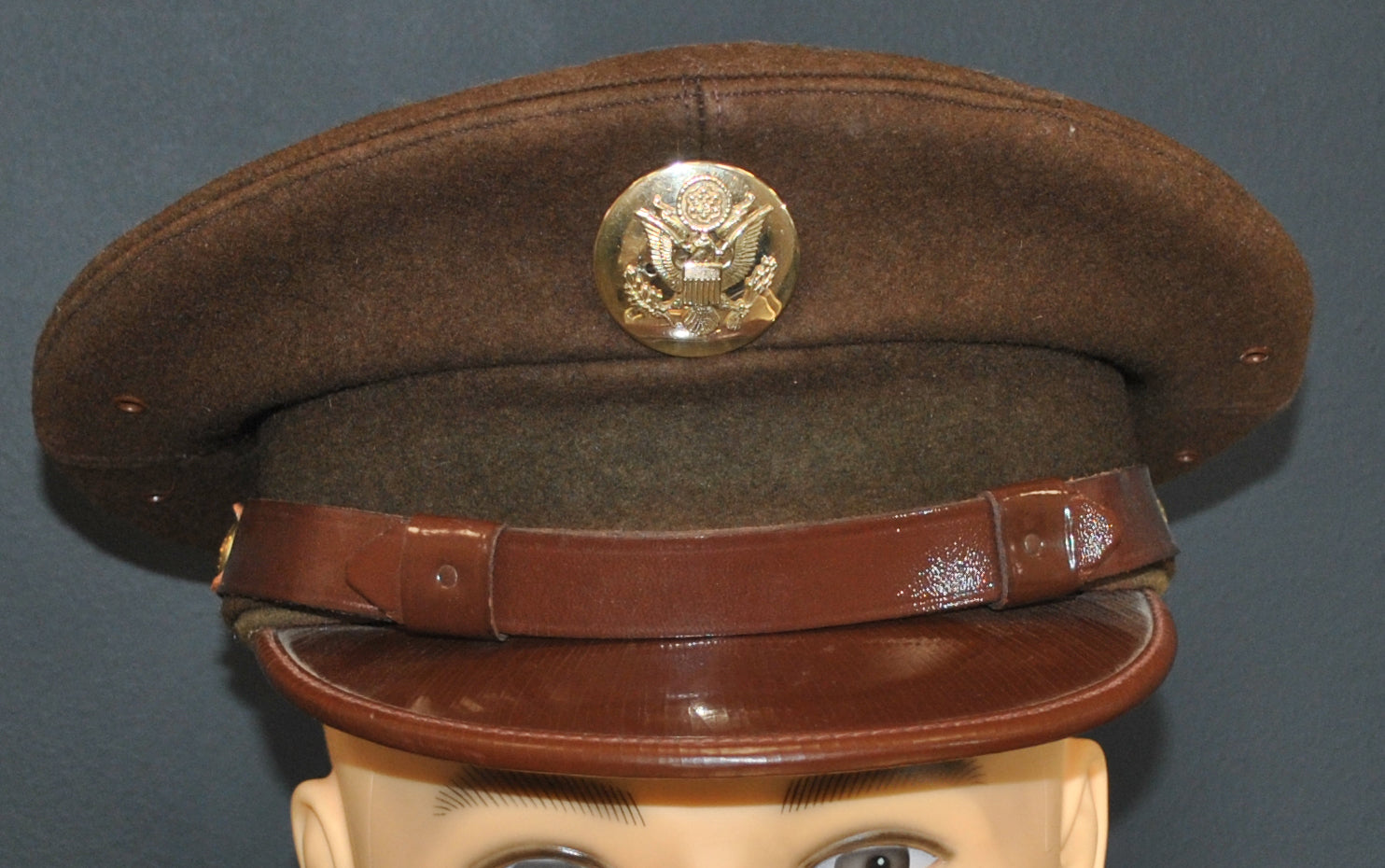 Photographs, US Army, Enlisted, WW2 Visor Cap 10"x8" Archival Paper, Original Photograph, unframed. Custom sizes and framing available.