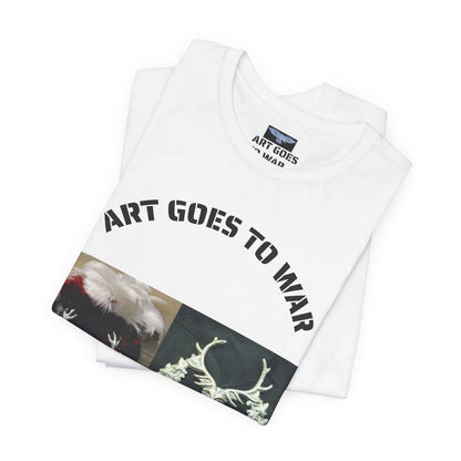 Art Goes to War Graphic Tee — Bold Protest Art T-Shirt - Art goes to War