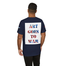 Art Goes to War Graphic Tee — Patriotic Eagle Statement T‑Shirt. Apparel — product photograph