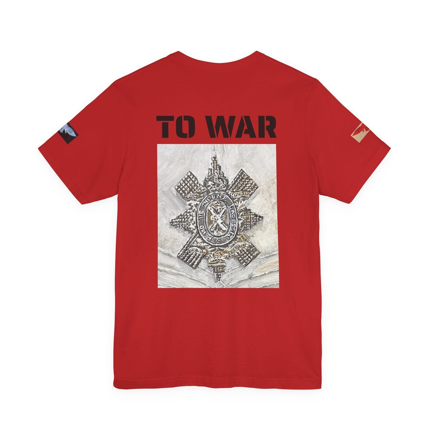 Art Goes To War Tee — Vintage Military Emblem Graphic T-Shirt - Art goes to War