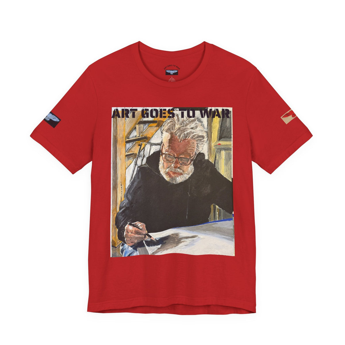 Art Goes to War T‑Shirt — Painter Portrait Graphic Tee - Art goes to War