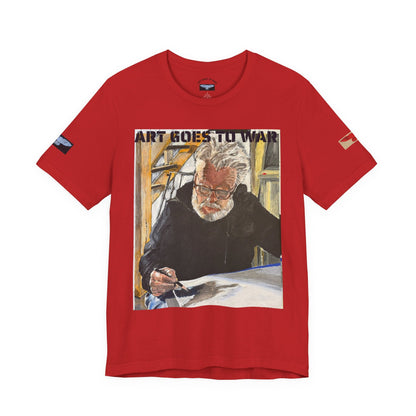 Art Goes to War T‑Shirt — Painter Portrait Graphic Tee - Art goes to War