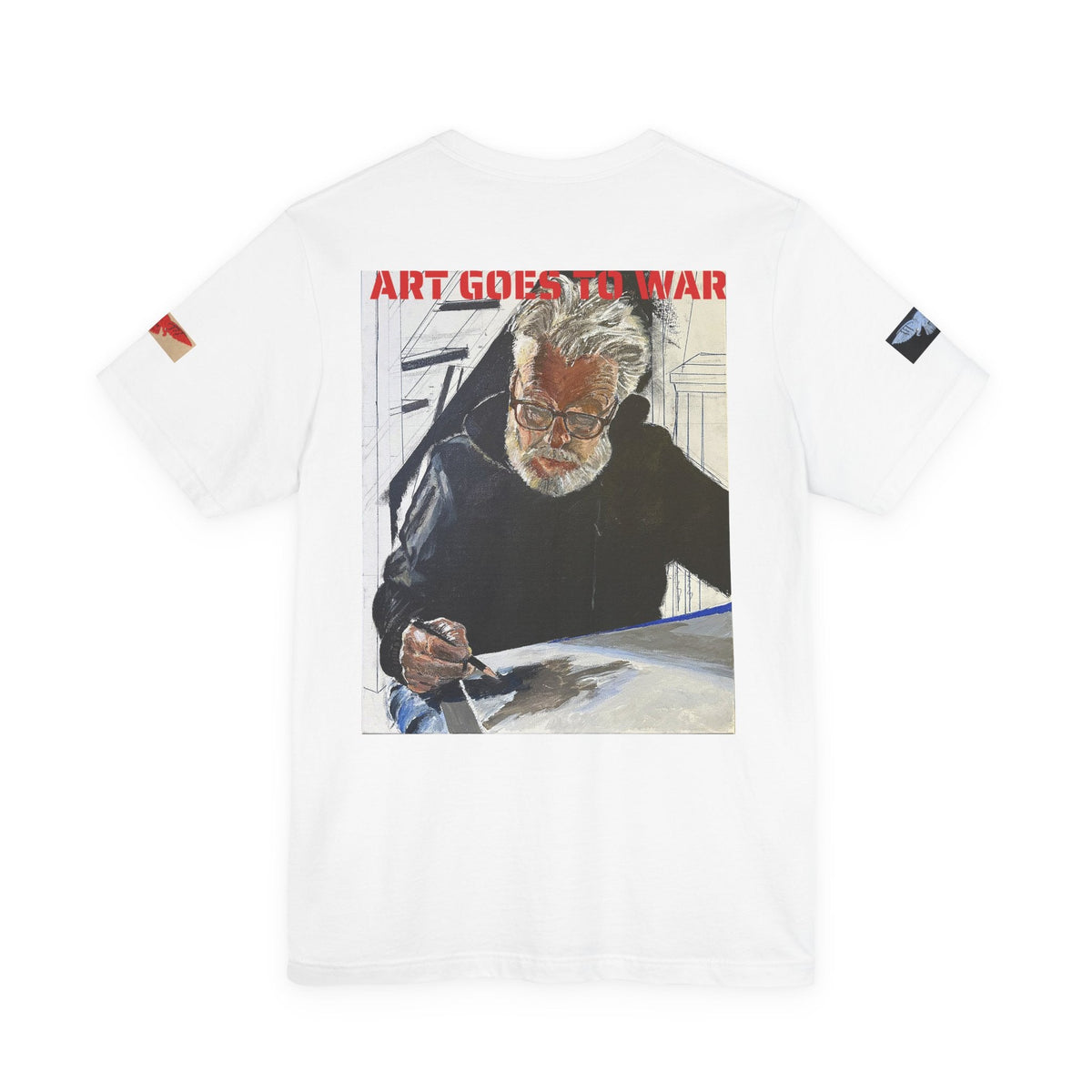 Art Goes to War T‑Shirt — Painter Portrait Graphic Tee - Art goes to War