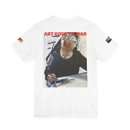 Art Goes to War T‑Shirt — Painter Portrait Graphic Tee - Art goes to War