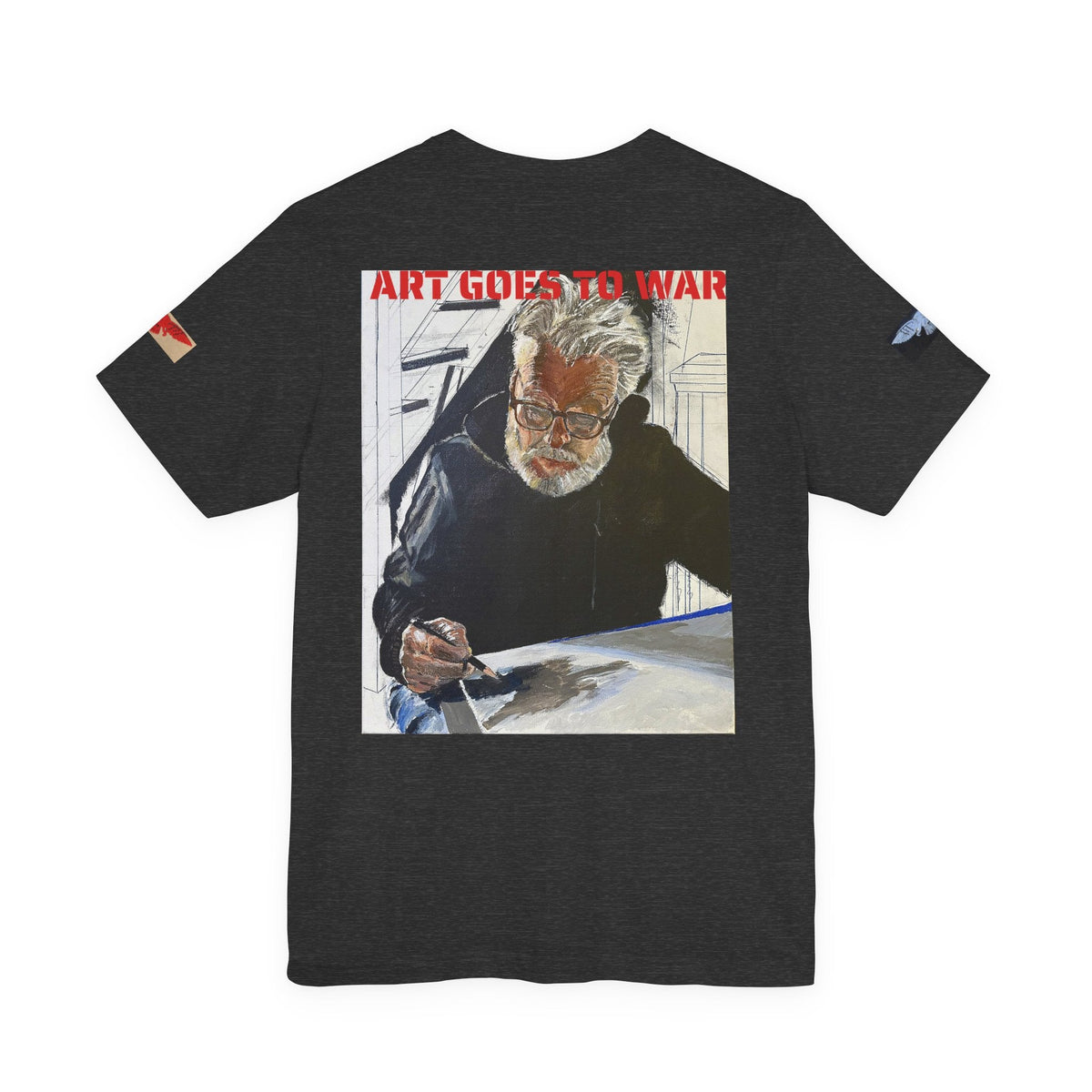 Art Goes to War T‑Shirt — Painter Portrait Graphic Tee - Art goes to War