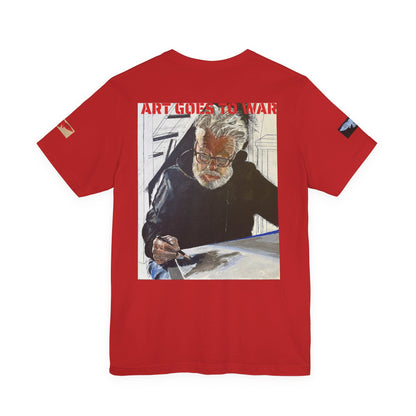 Art Goes to War T‑Shirt — Painter Portrait Graphic Tee - Art goes to War