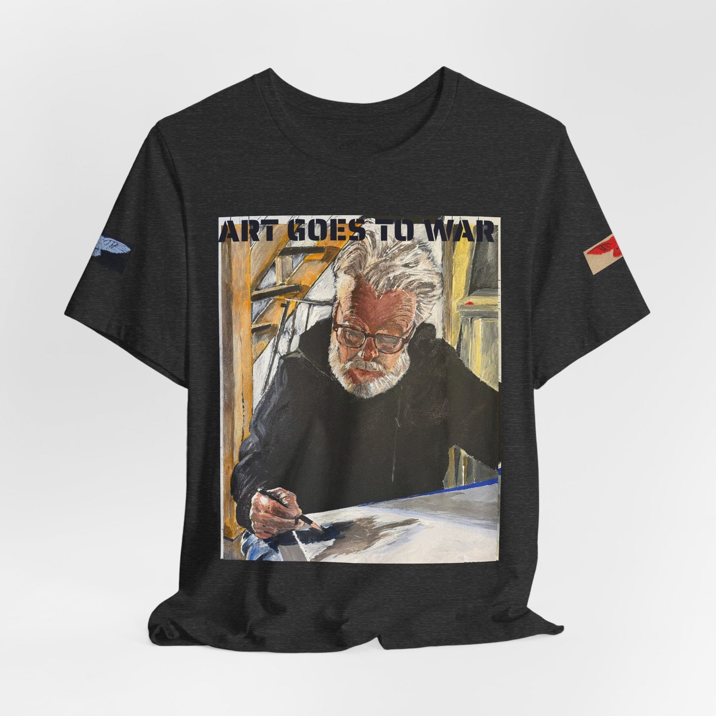 Art Goes to War T‑Shirt — Painter Portrait Graphic Tee - Art goes to War