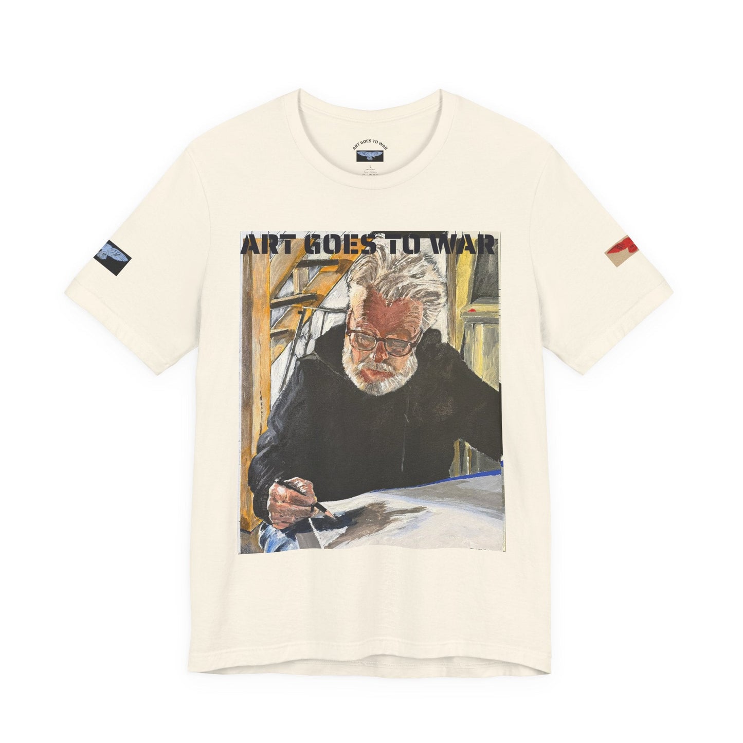 Art Goes to War T‑Shirt — Painter Portrait Graphic Tee - Art goes to War