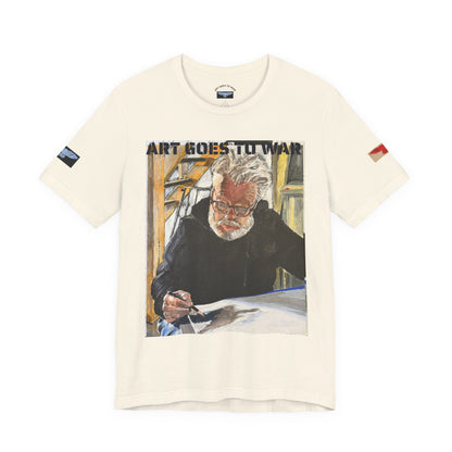 Art Goes to War T‑Shirt — Painter Portrait Graphic Tee - Art goes to War