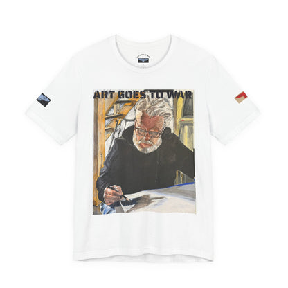 Art Goes to War T‑Shirt — Painter Portrait Graphic Tee - Art goes to War