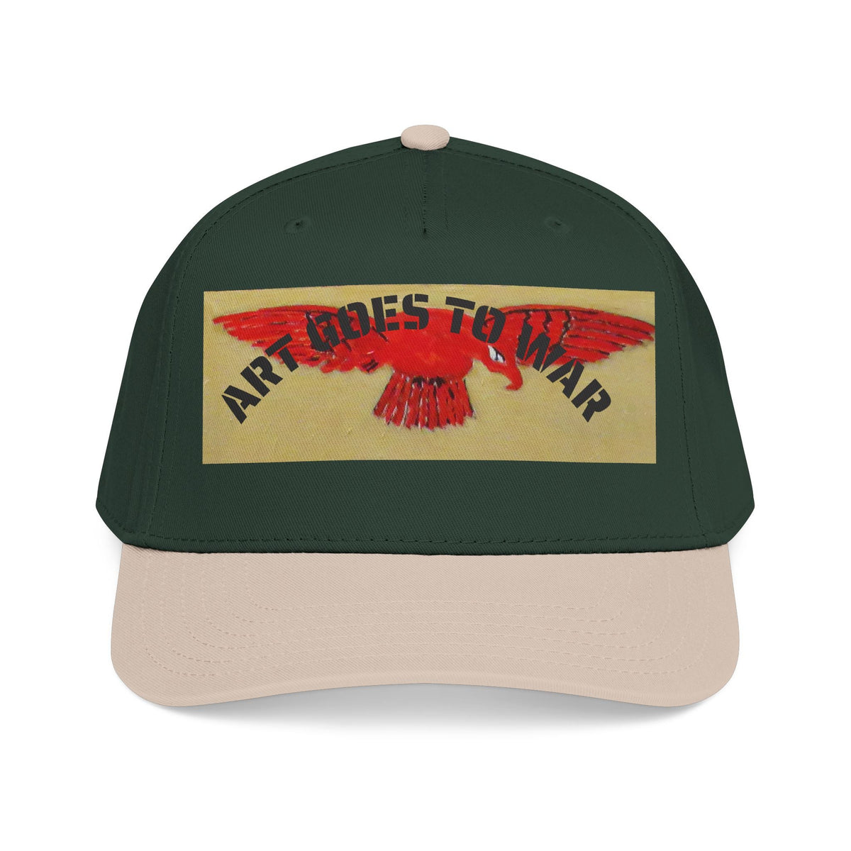 Art Rises To War Baseball Cap — product photograph